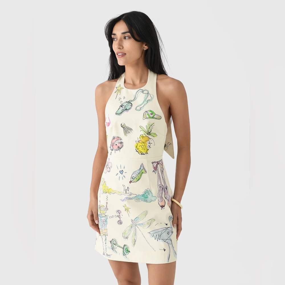ALEMAIS WOMEN'S COURT MINI DRESS, AUS 6 / US 2 Zimmermann & Alexis style